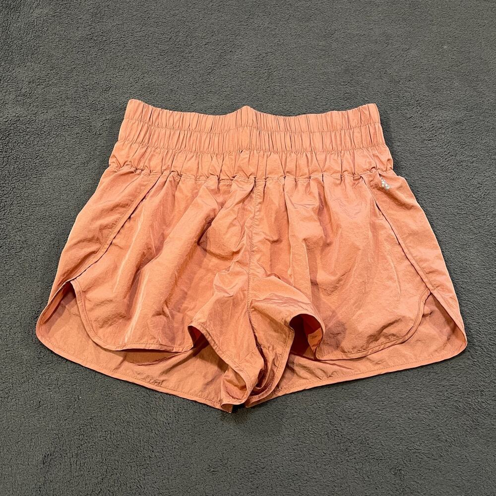 FP Movement The Way Home Terracotta Workout Running Warm Up Shorts Women's Sz XL
